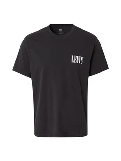 LEVI'S T-Shirt schwarz/weiß LEVI'S T-Shirt schwarz/weiß