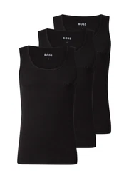 BOSS Herren Unterhemden 3er Pack RibClassic schwarz