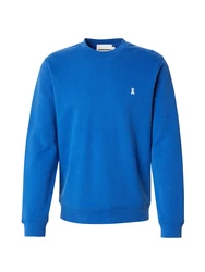 Armedangels Sweatshirt BAARO COMFORT Regular Fit himmelblau/weiß