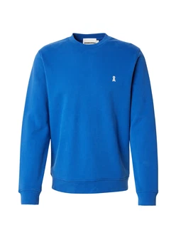 Armedangels Sweatshirt BAARO COMFORT Regular Fit himmelblau/weiß