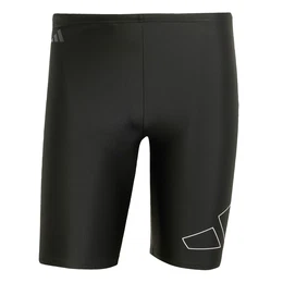 Sportbadehose 'Big Bars Jammer' schwarz / wei