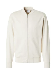 Sweatjacke 'SLHMack' beige