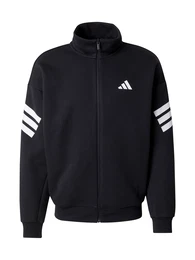 Trainingsjacke schwarz / wei