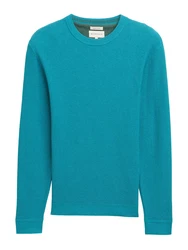 TOM TAILOR Strickpullover navy/cyanblau