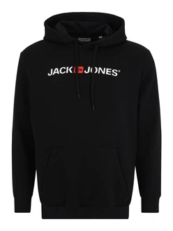 Jack & Jones Plus Sweatshirt rot/schwarz/weiß