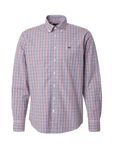 FYNCH-HATTON Langarmhemd blau/rot/schwarz/weiß