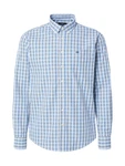 FYNCH-HATTON Langarmhemd royalblau/hellblau/schwarz/wei