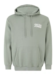 Plus Sweatshirt grn / wei