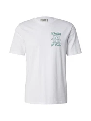 SCOTCH & SODA T-Shirt smaragd/weiß