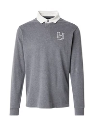 Poloshirt 'HERITAGE' graumeliert / wei