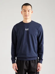 EA7 Emporio Armani Sweatshirt navy/weiß