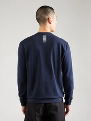 EA7 Emporio Armani Sweatshirt navy/weiß