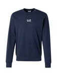 EA7 Emporio Armani Sweatshirt navy/weiß