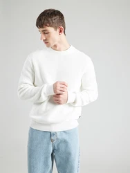 REPLAY Pullover Mesh naturweiß