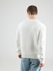REPLAY Pullover Mesh naturweiß