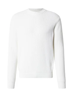 REPLAY Pullover Mesh naturweiß