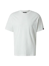 T-Shirt grau / apfel / schwarz / wei