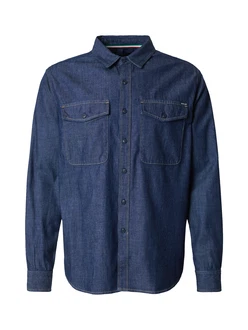 REPLAY Hemd Denim dunkelblau