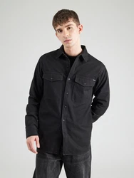 REPLAY Hemd Denim schwarz