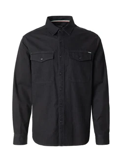 REPLAY Hemd Denim schwarz