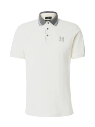Poloshirt 'HERITAGE' grau / wei