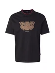 BOSS T-Shirt 'C-Taut 10' braun/hellbraun/schwarz BOSS T-Shirt 'C-Taut 10' braun/hellbraun/schwarz