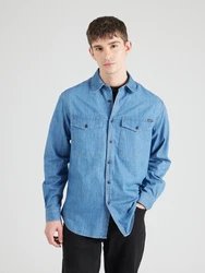 REPLAY Hemd Denim blau