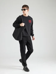 Replay Sweatshirt mit Stickerei rot/schwarz