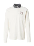 Hackett London Poloshirt 'HERITAGE' braun/hellbraun/weiß
