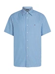 TOMMY HILFIGER Hemd 'Flex' blau/grau/weiß