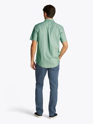 TOMMY HILFIGER Hemd 'Flex' nachtblau/grn/wei