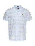 Tommy Jeans Hemd hellblau/offwhite
