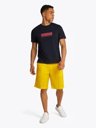 TOMMY HILFIGER T-Shirt marine/gelb