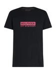 TOMMY HILFIGER T-Shirt marine/gelb