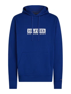 TOMMY HILFIGER Sweatshirt ultramarinblau/weiß