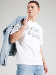 SCOTCH & SODA T-Shirt blau / pastellgelb / rot / weiß