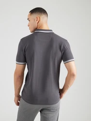 BOSS Poloshirt 'Paddy' dunkelgrau/schwarz/weiß