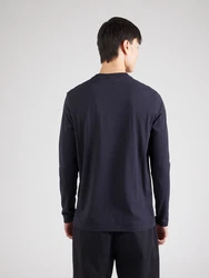 BOSS Langarmshirt Tee Long mit Rundhalsausschnitt marineblau