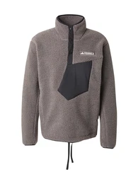 Sportpullover 'Xploric' taupe / anthrazit / wei