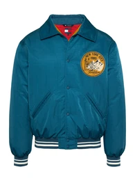 Jacke blau / curry / wei