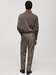 MANGO MAN Pullover WILLYS dunkelgrün