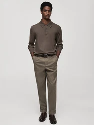 MANGO MAN Pullover WILLYS dunkelgrün