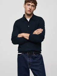 MANGO MAN Pullover WILLYS marineblau