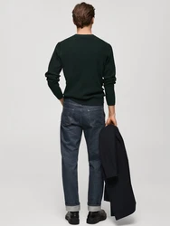 MANGO MAN Pullover 'ANTIGUA' dunkelgrün