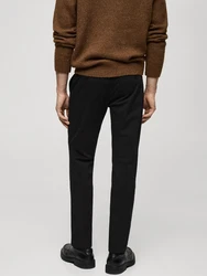 MANGO MAN Hose 'Prato' schwarz