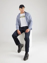 DIESEL T-Shirt 'T-ADJUST-R4' limone/schwarz/weiß