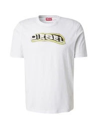T-Shirt 'T-ADJUST-R4' limone / schwarz / wei