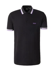 BOSS Poloshirt 'Paddy' stein/lavendel/schwarz/weiß