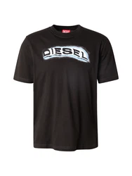 DIESEL T-Shirt 'T-ADJUST-R4' hellblau/schwarz/weiß