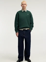Pull&Bear Sweatshirt dunkelgrn/wei